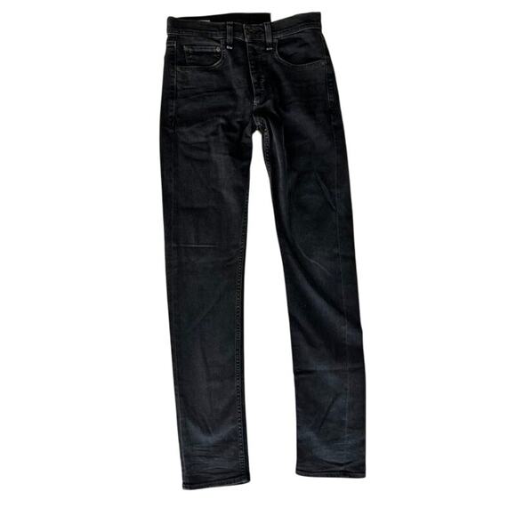 Rag & Bone Fit 2 Slim Jeans Men’s 28 Charcoal Gray Stretch Denim - Picture 7 of 16